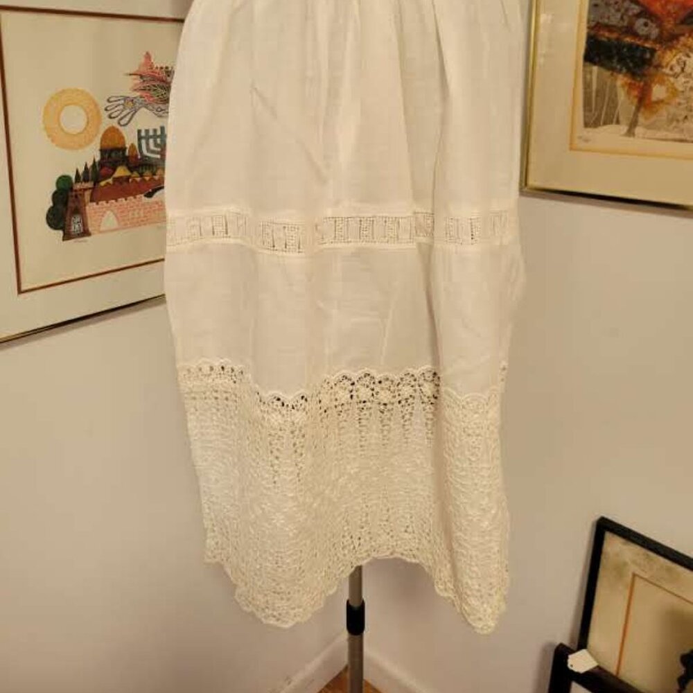 Vintage Long Victorian UnderSkirt for Christening Dress/Baptism Dress